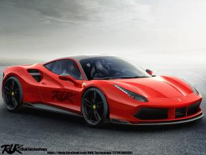 Ferrari 488 GTB Aero Kit by R.U.K. Technology 2016 года